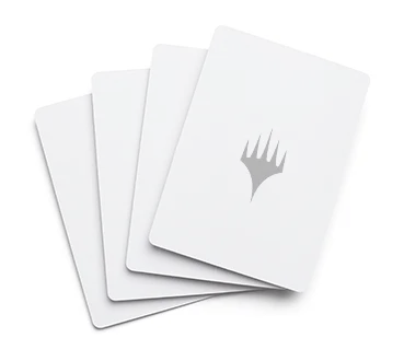 White card template