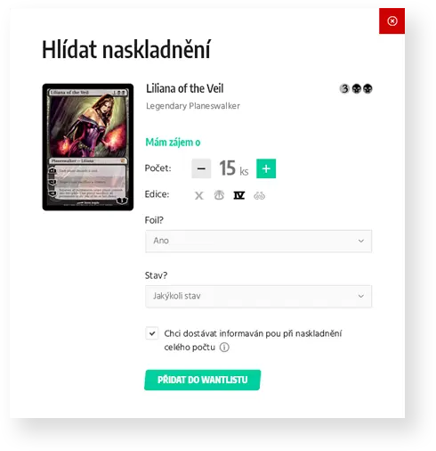 Wantlist Form